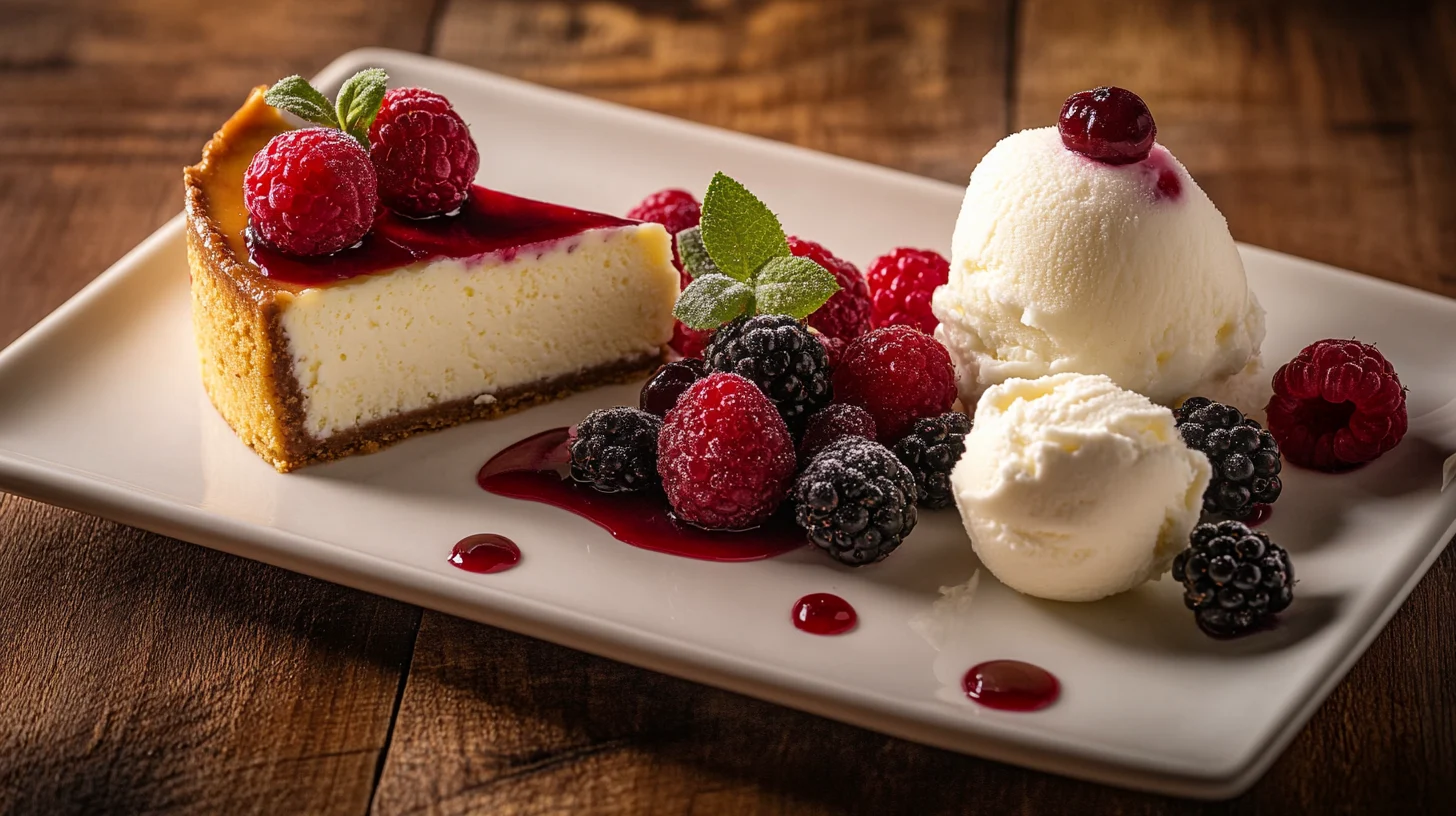 A selection of cottage cheese desserts on a plate