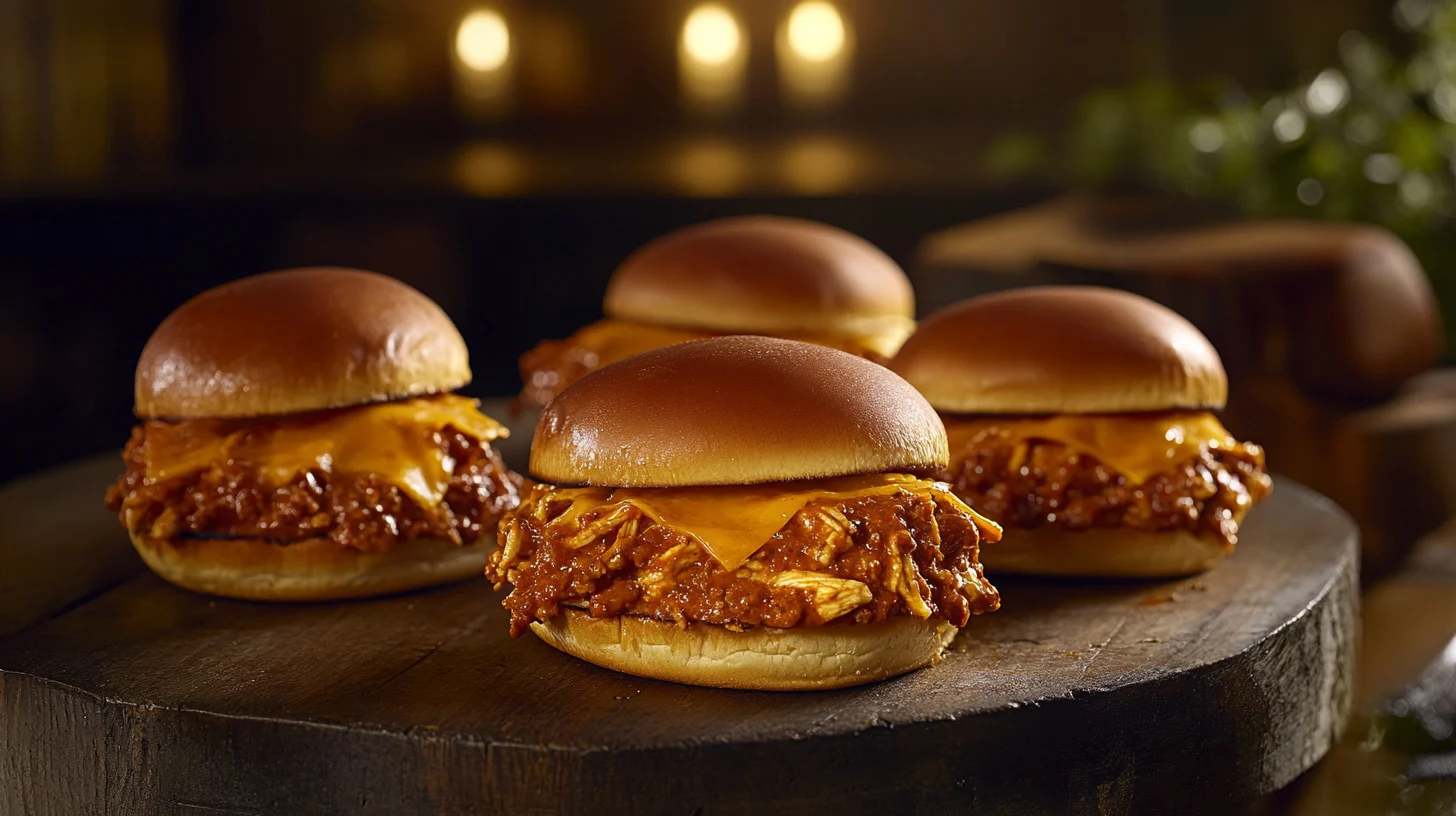 Cover photo of cheesy chicken sloppy joe recipes