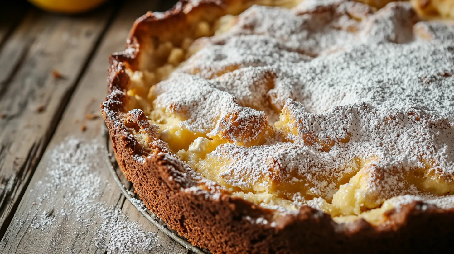 Golden lemon dump cake with cream cheese